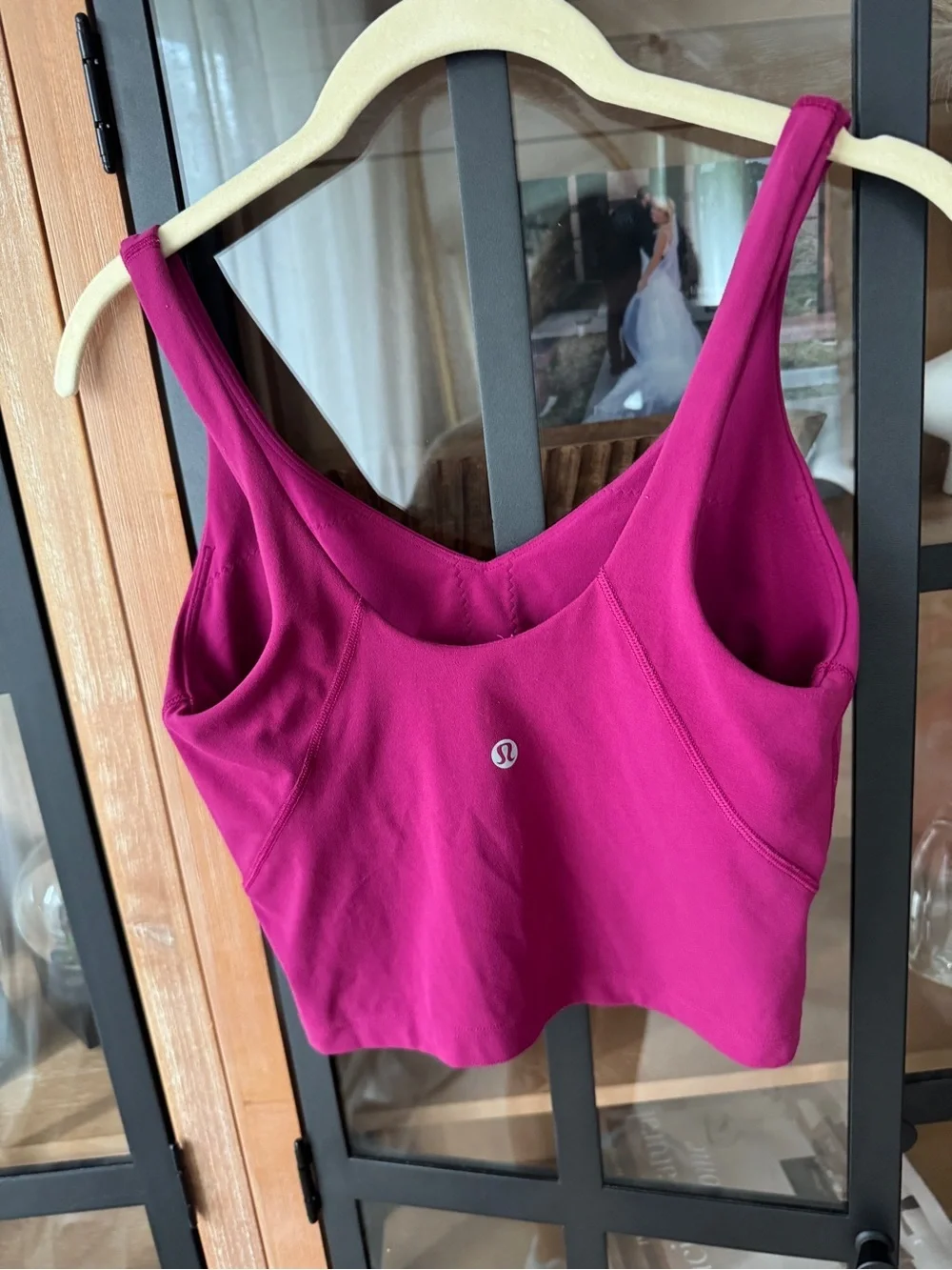 Lululemon Align Tank Top sports bra Magenta Purple berry cropped